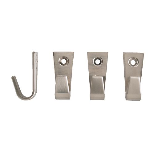 BLECKA - Bộ móc 4c/Hook, nickel-plated