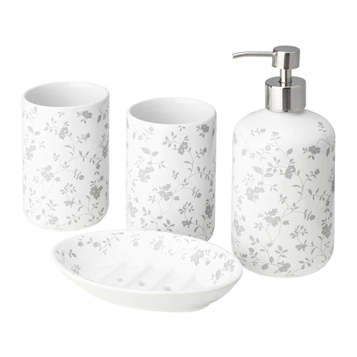 BOASJÖ - Bộ đồ nhà tắm/4-piece bathroom set