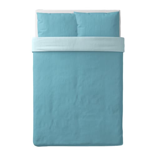 DVALA - Bộ vỏ chăn gối 200x230/Quilt cover and 2 pillowcases