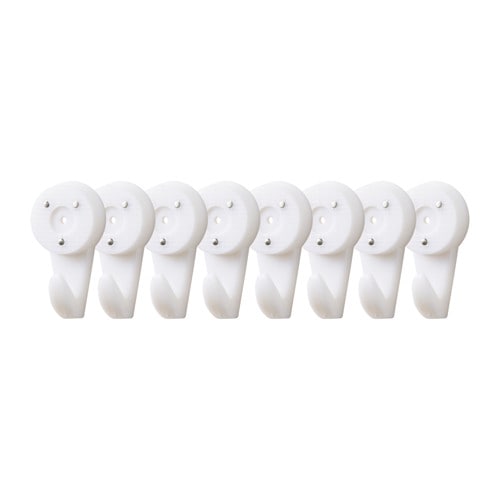 FIXA - Bộ móc đóng đinh 8c/Picture hook, white