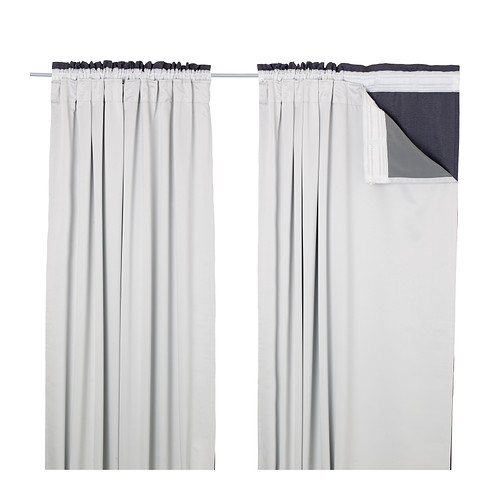 GLANSNÄVA - Rèm cửa 240x143/Curtains, 1 pair