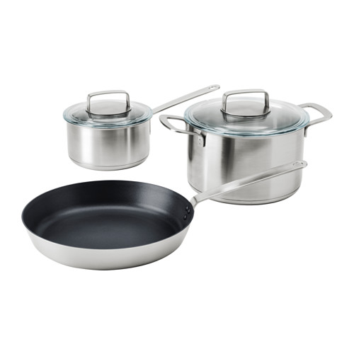 IKEA 365+ Bộ nồi chảo 3c/cookware set