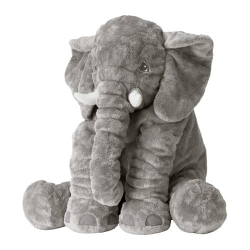 JÄTTESTOR - Voi bông/Soft toy, elephant