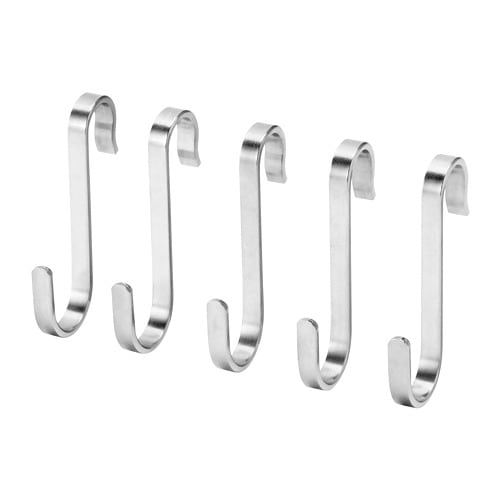 KUNGSFORS - Bộ móc 5c/S-hook, stainless steel