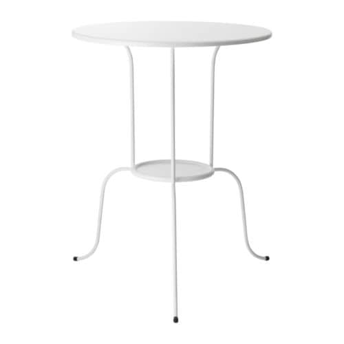 LINDVED - Bàn tròn/Side table, white