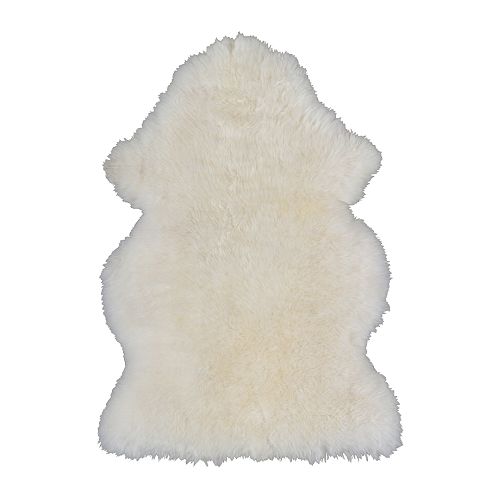 LUDDE - Thảm lông cừu trắng