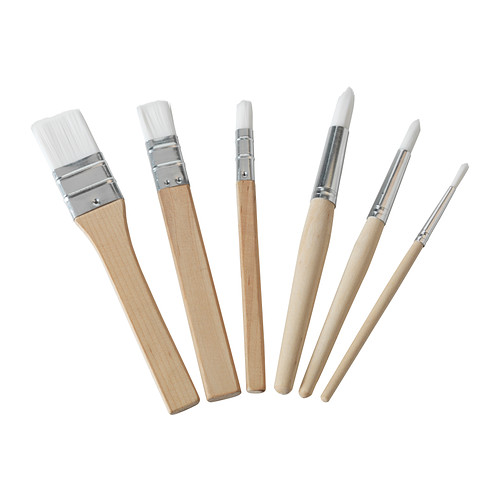 MÅLA -Bộ chổi vẽ/Brush, set of 6