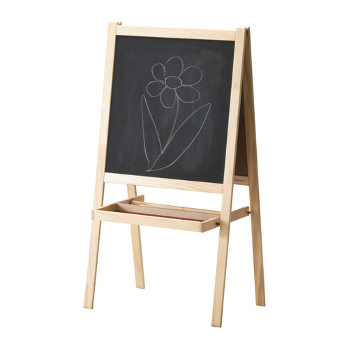 MÅLA - bảng vẽ 02 mặt / Easel, softwood, white