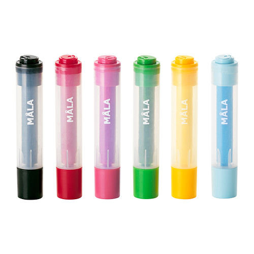 MÅLA - Bút màu/Stamp pen, assorted colours