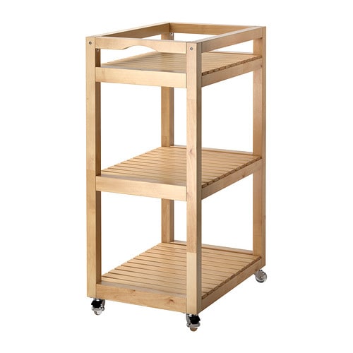 MOLGER - Xe đẩy 3 tầng/Trolley, birch