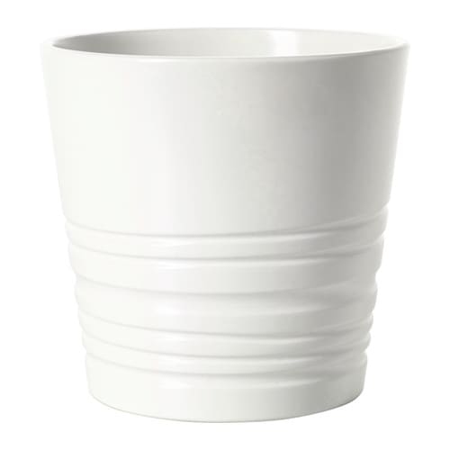 MUSKOT - Chậu hoa sứ 9cm/Plant pot, white