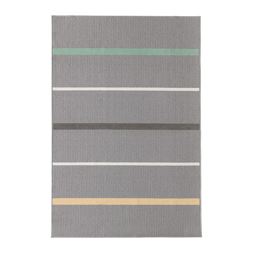 NÅRUP - Thảm 1.2m x 1.8m/Rug, low pile, grey, multicolour