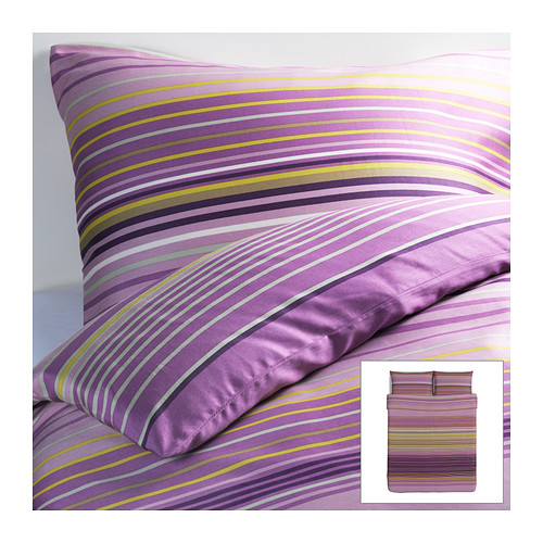 PALMLILJA - Bộ vỏ chăn gối 200x230/Quilt cover and 2 pillowcases