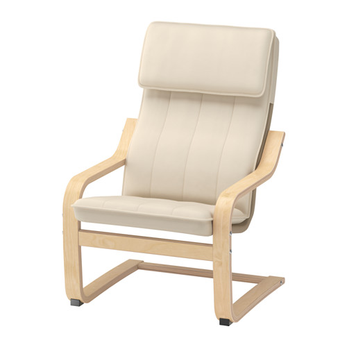 POÄNG - Ghế thư giãn / Children's armchair, birch veneer, Almås natural