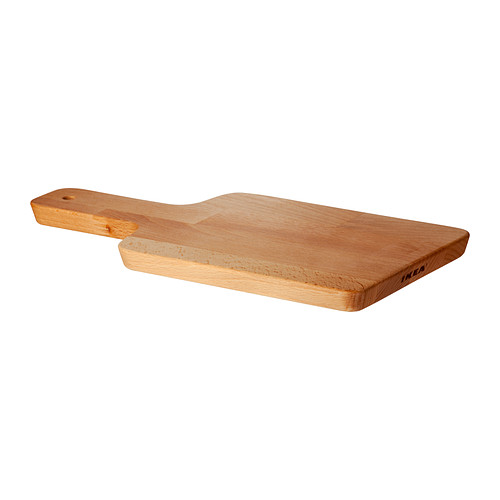 PROPPMÄTT - Thớt gỗ có cán/Chopping board, beech