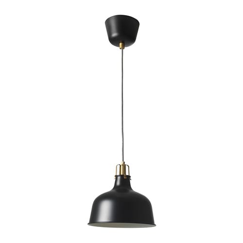 RANARP - Đèn thả trần 25cm/Pendant lamp, black