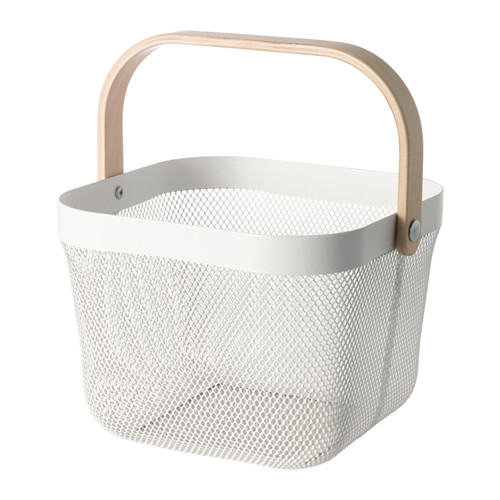 RISATORP - Rổ đựng đồ/Basket, white