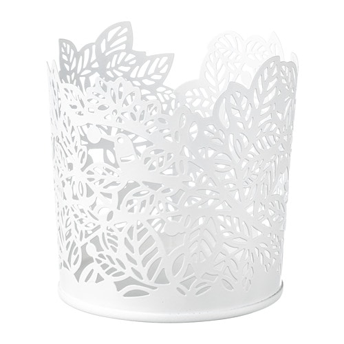 SAMVERKA - Cốc để nến/Tealight holder, white