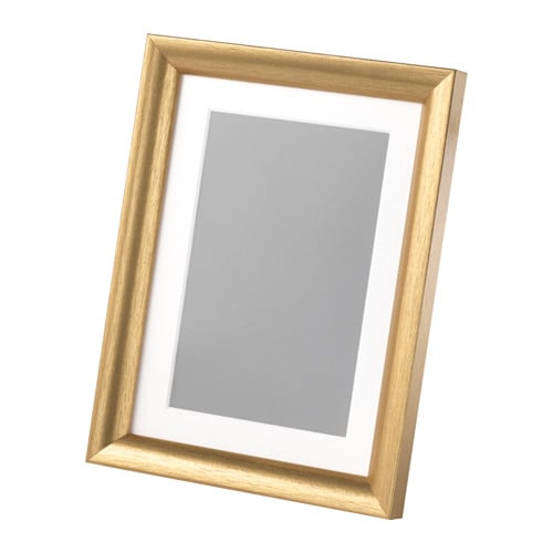 SILVERHÖJDEN - Khung để ảnh 13 x 18cm/Frame, gold-colour