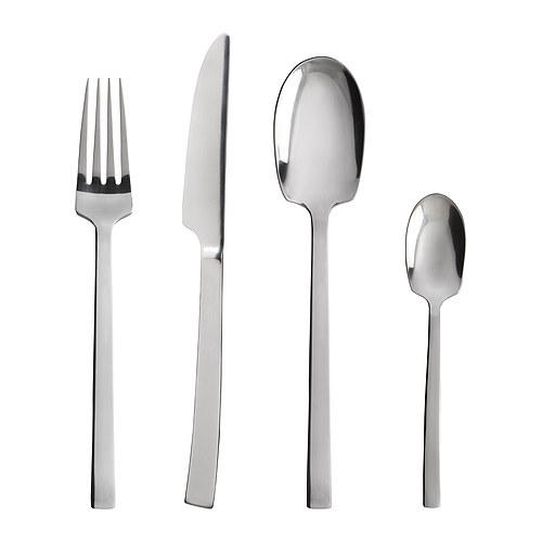 SMAKGLAD - Bộ dao thìa dĩa 24c/24-piece cutlery set