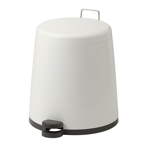 SNÄPP - Thùng rác 12l/Pedal bin, white