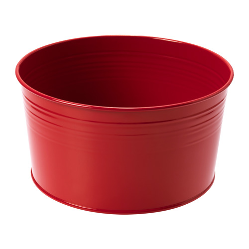 SOCKER - Chậu hoa 20cm/Plant pot, in/outdoor, red