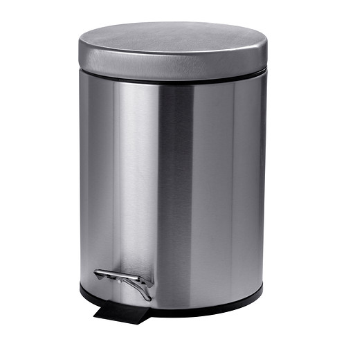 STRAPATS - Thùng rác 5l/Pedal bin, stainless steel