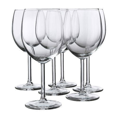 SVALKA - Bộ ly vang 6 chiếc 300ml/      Home     /     Eating     /     Glassware & jugs     /     Wine glasses  SVALKA Red wine glass IKEA SVALKA Red wine glass, clear glass