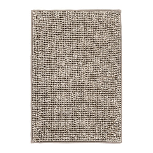 TOFTBO - thảm tắm 40 x 60cm/Bath mat, beige-white mélange