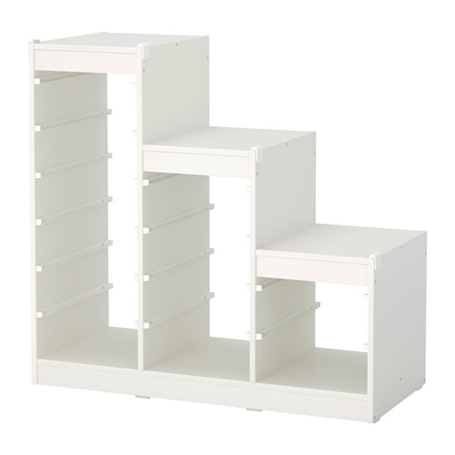 TROFAST - Bộ khung tủ bậc  thang / Frame, white