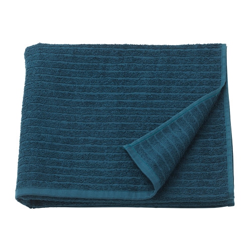 VÅGSJÖN - Khăn tắm 70 x 140cm/Bath towel, dark blue