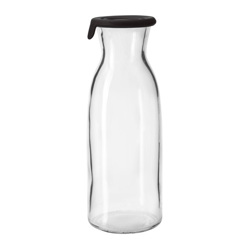 VARDAGEN - Chai nắp  silicon 0.5l/Carafe with lid, clear glass